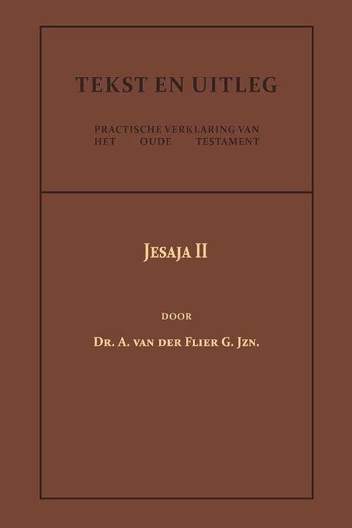Foto van Jesaja ii - dr. a. van der flier g. jzn. - paperback (9789057196614)