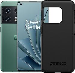 Foto van Oneplus 10 pro 256gb groen 5g + otterbox back cover zwart