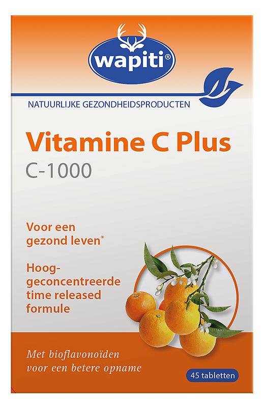 Foto van Wapiti vitamine c plus tabletten