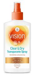 Foto van Vision clear & dry transparante spray spf 30