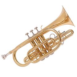 Foto van Odyssey wind instruments ocr200 debut bb cornet met koffer