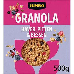 Foto van Jumbo granola haver, pitten & bessen 500g