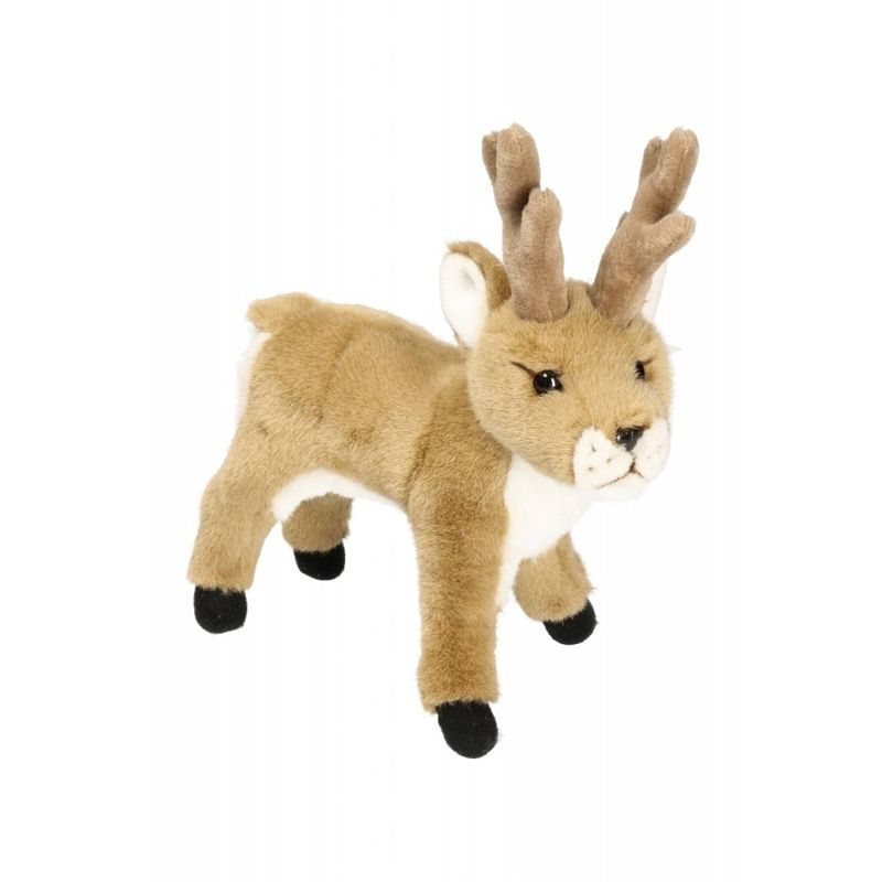 Foto van Pluche rendier knuffel 23 cm - knuffel bosdieren