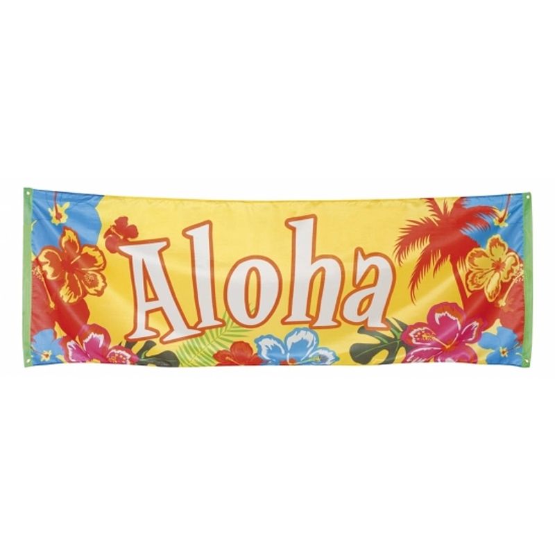 Foto van Grote hawaii spandoek - feestbanieren