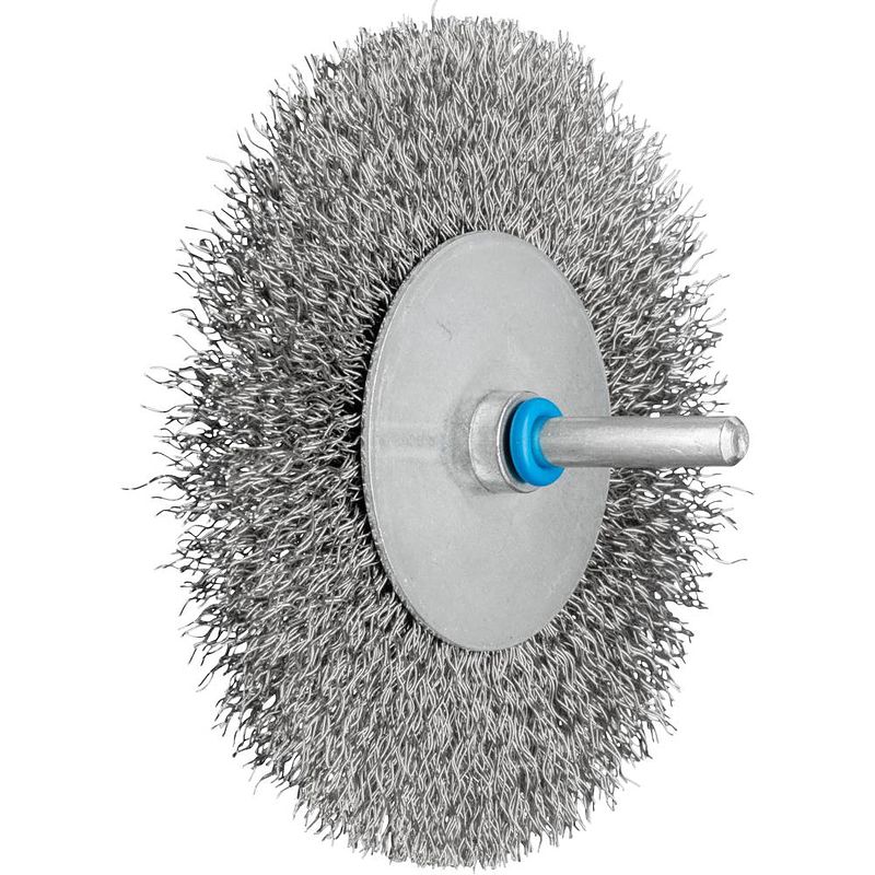 Foto van Pferd pos ronde borstel niet-geklopt rbu ø 100 x 10 mm schacht-ø 6 mm roestvrij stalen draad-ø 0,30 43701020 10 stuk(s)