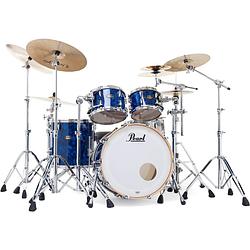 Foto van Pearl mmg924xsp/c418 masters maple/gum blue abalone 4d. shellset