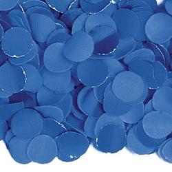 Foto van Blauwe confetti zak van 2 kilo feestversiering - confetti