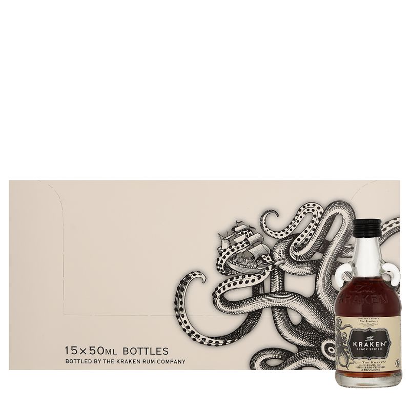 Foto van Kraken black spiced 5cl rum