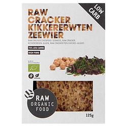 Foto van Raw organic food raw cracker kikkererwten zeewier 125g bij jumbo