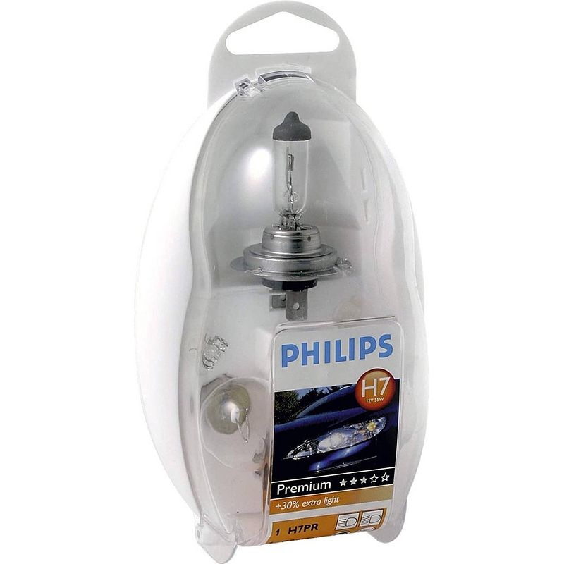 Foto van Philips reservelampenset premium vision easykit h7 55474ekkm