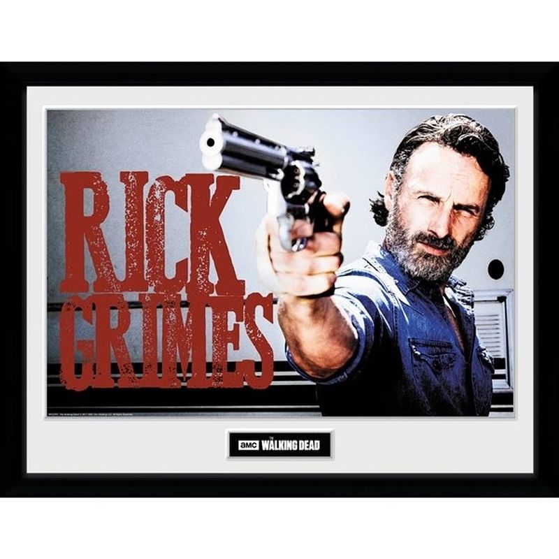 Foto van Gb eye poster in lijst the walking dead rick grimes 30 x 40 cm