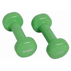 Foto van Schildkröt fitness dumbbells 1 kg 2 stuks groen