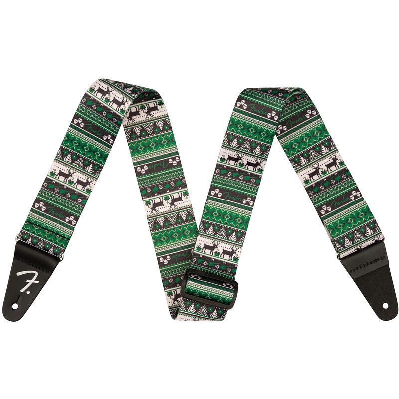 Foto van Fender ugly xmas sweater strap green fair isle