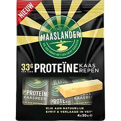 Foto van Maaslander proteine reep 4 x 30 gram bij jumbo