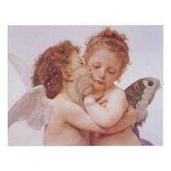 Foto van William bouguereau - the first kiss kunstdruk 50x40cm