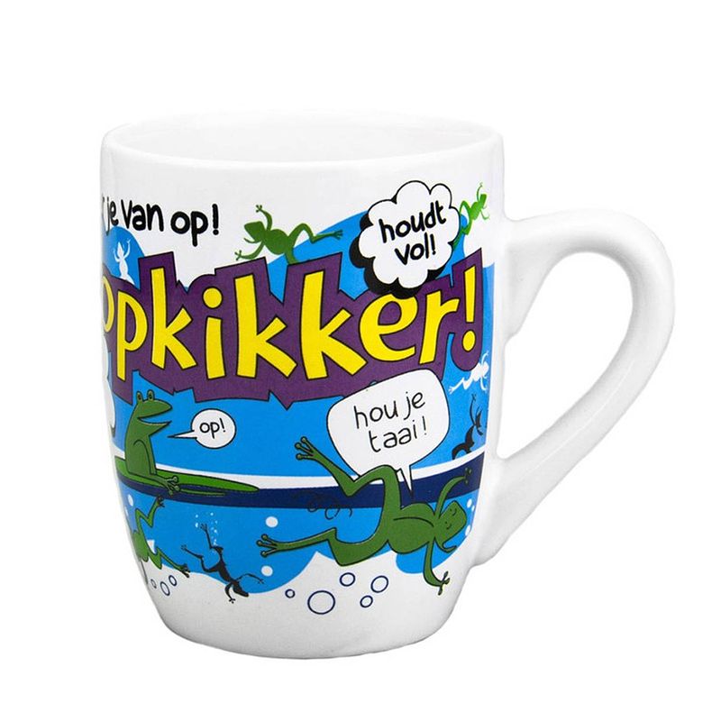 Foto van Cartoon mok/beker opkikker 300 ml - feest mokken