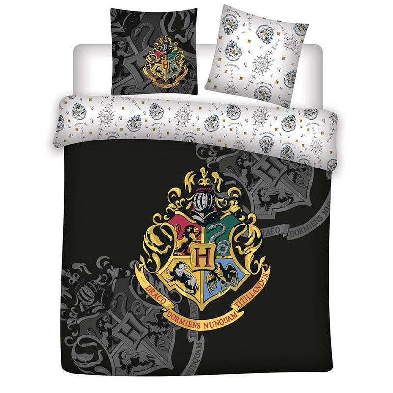 Foto van Harry potter dekbedovertrek hogwarts school - lits jumeaux - 240 x 220 - polyester