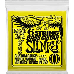 Foto van Ernie ball 2837 slinky 6-string 29 5/8 scale bass guitar strings