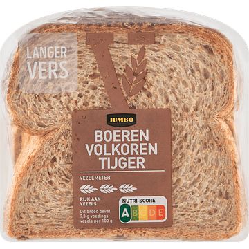 Foto van Jumbo boeren tijgerbrood volkoren half