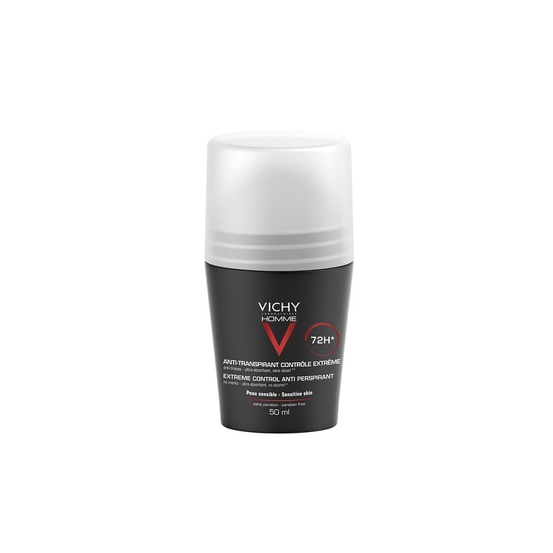 Foto van Vichy homme deodorant roller 72 uur