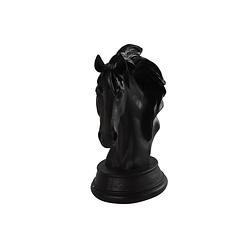 Foto van Ornament paard chess zwart