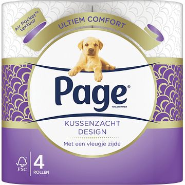 Foto van Page kussenzacht design toiletpapier 4rollen bij jumbo