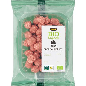 Foto van Jumbo biologisch rund soepballetjes 150g