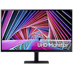 Foto van Samsung s27a706nwu led-monitor 68.6 cm (27 inch) energielabel g (a - g) 3840 x 2160 pixel uhd, 4k 5 ms hdmi, displayport, hoofdtelefoon (3.5 mm jackplug) ips