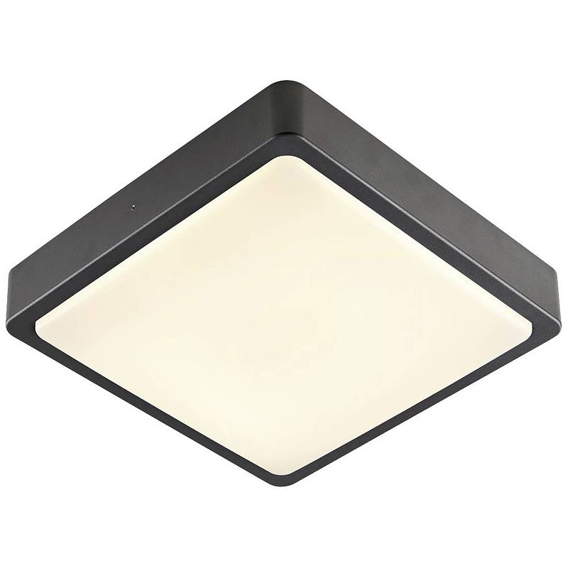 Foto van Slv 1003450 ainos led-plafondlamp led vast ingebouwd 17 w antraciet