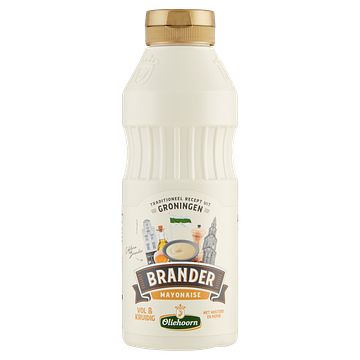 Foto van Oliehoorn brander mayonaise met mosterd en peper 465ml bij jumbo