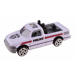 Foto van Lg-imports schaalmodel patrol police pickup 7 cm wit