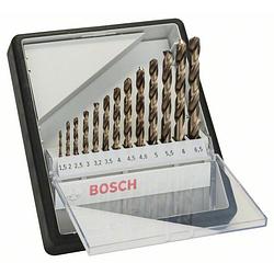 Foto van Bosch accessories 2607019926 hss metaal-spiraalboorset 13-delig kobalt din 338 cilinderschacht 1 set(s)