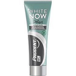 Foto van 2+1 gratis | prodent white now whitening tandpasta detox klei & charcoal 75ml aanbieding bij jumbo