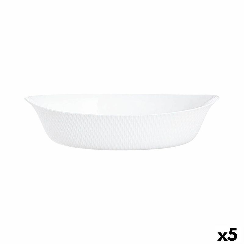 Foto van Serveerschaal luminarc smart cuisine 32 x 20 cm wit glas (6 stuks)