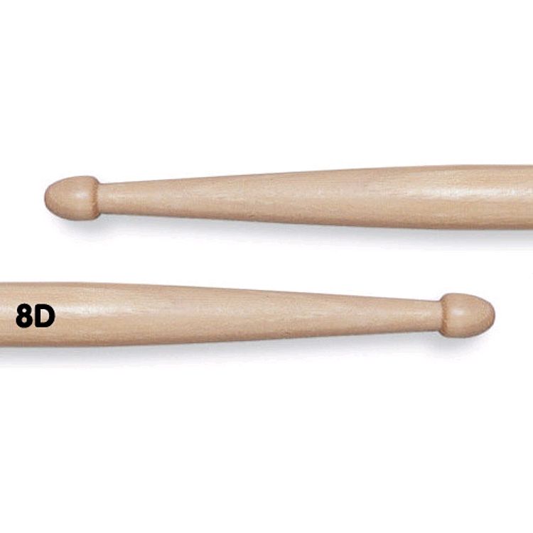 Foto van Vic firth 8d drumstokken hickory 8d met houten tip