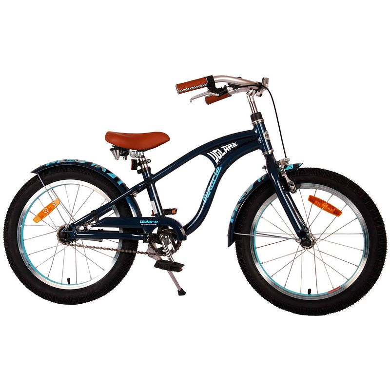 Foto van Volare miracle cruiser kinderfiets - jongens - 18 inch - mat blauw