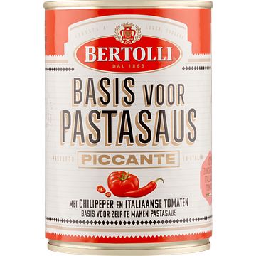 Foto van Bertolli basis voor pastasaus met chilipeper en italiaanse tomaten 400 g bij jumbo