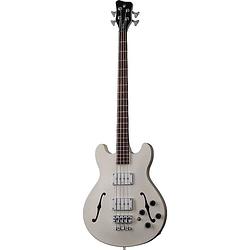 Foto van Warwick rockbass star bass solid creme white high polish semi-akoestische basgitaar