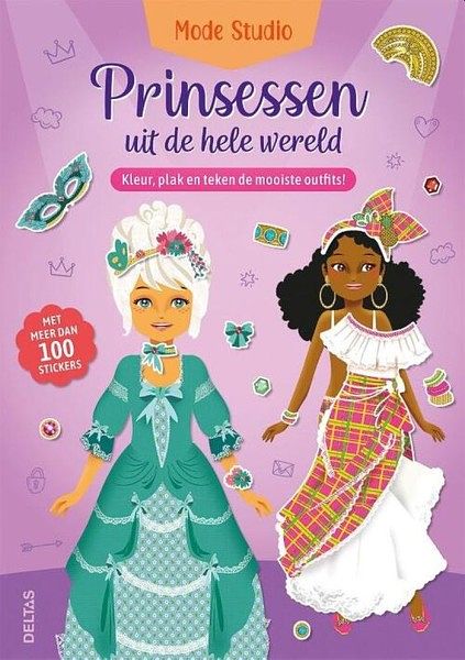 Foto van Doeboek mode studio - prinsessen uit de hele wereld