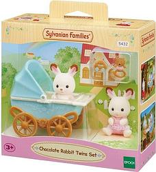 Foto van Sylvanian families - set tweeling chocoladekonijn (5432) - speelgoed (5054131054321)