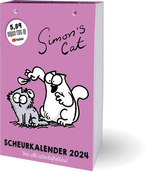 Foto van Simon'ss cat scheurkalender - 2024 - paperback (9789464325997)