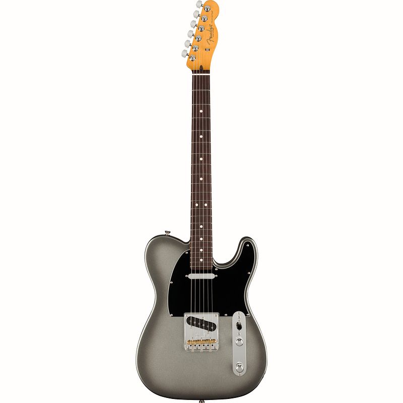 Foto van Fender american professional ii telecaster rw mercury elektrische gitaar met koffer