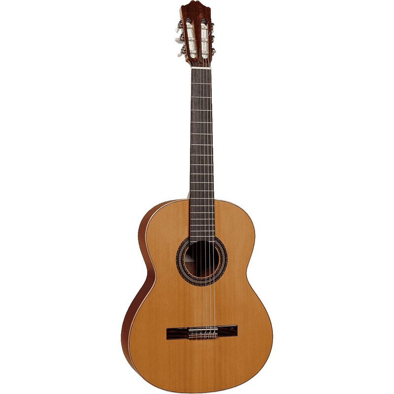 Foto van Cuenca 10-l linkshandige klassieke gitaar naturel