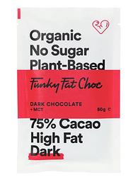 Foto van Funky fat choc dark chocolate puur
