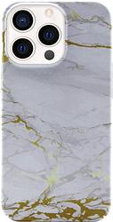 Foto van Bluebuilt grey marble hard case apple iphone 13 pro max back cover