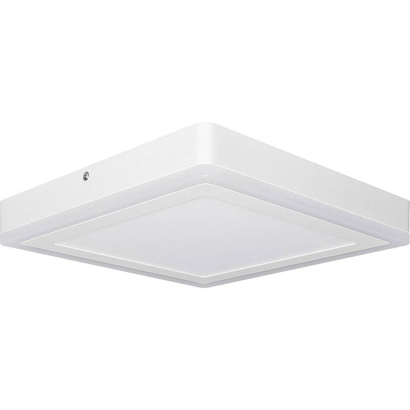 Foto van Ledvance 4058075260573 led click white sq 300mm 18w ledv led-plafondlamp led 18 w wit