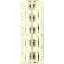 Foto van Tru components breadboard verschuifbaar totaal aantal polen 840 (l x b x h) 172.7 x 64.5 x 8.5 mm 1 stuk(s)