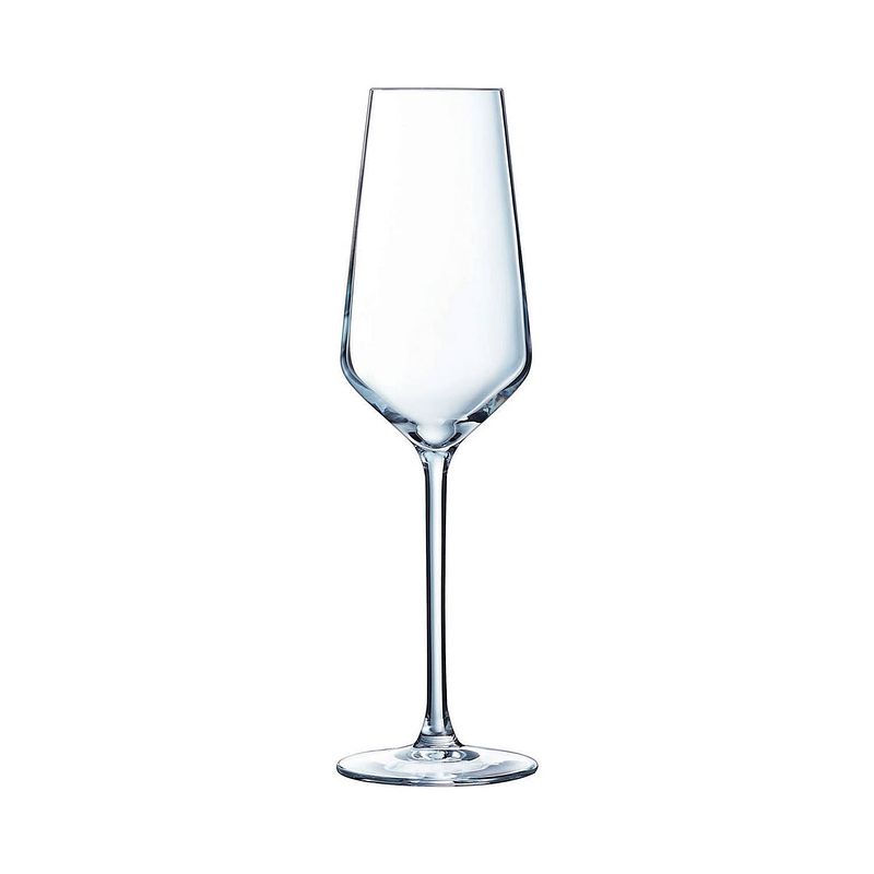 Foto van Vlak glas voor champagne en cava chef & sommelier distinction 6 stuks glas (230 ml)