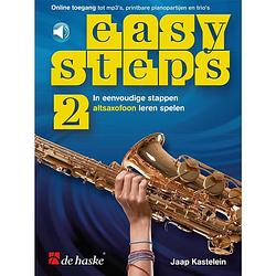 Foto van De haske easy steps 2 altsaxofoon in eenvoudige stappen altsaxofoon leren spelen