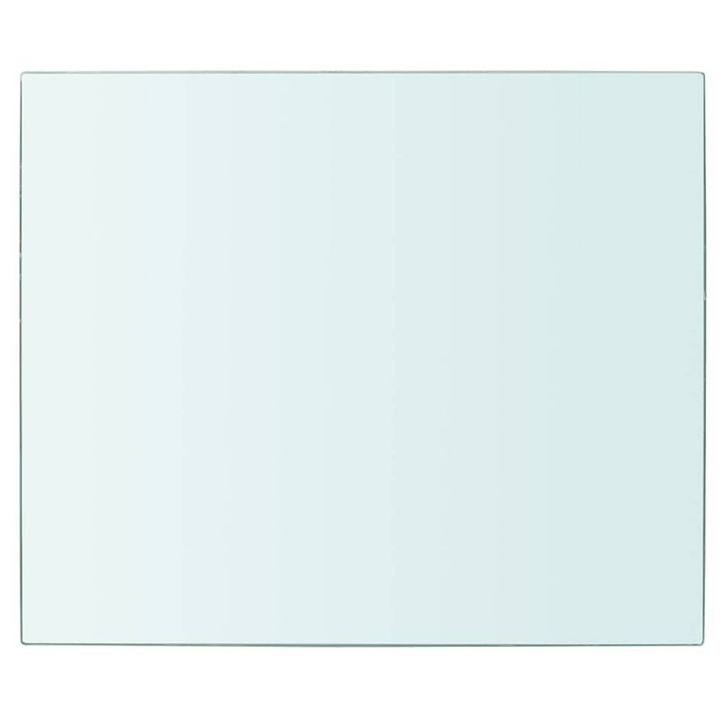 Foto van The living store glazen schap - 30 x 25 cm - 8 mm glas - transparant